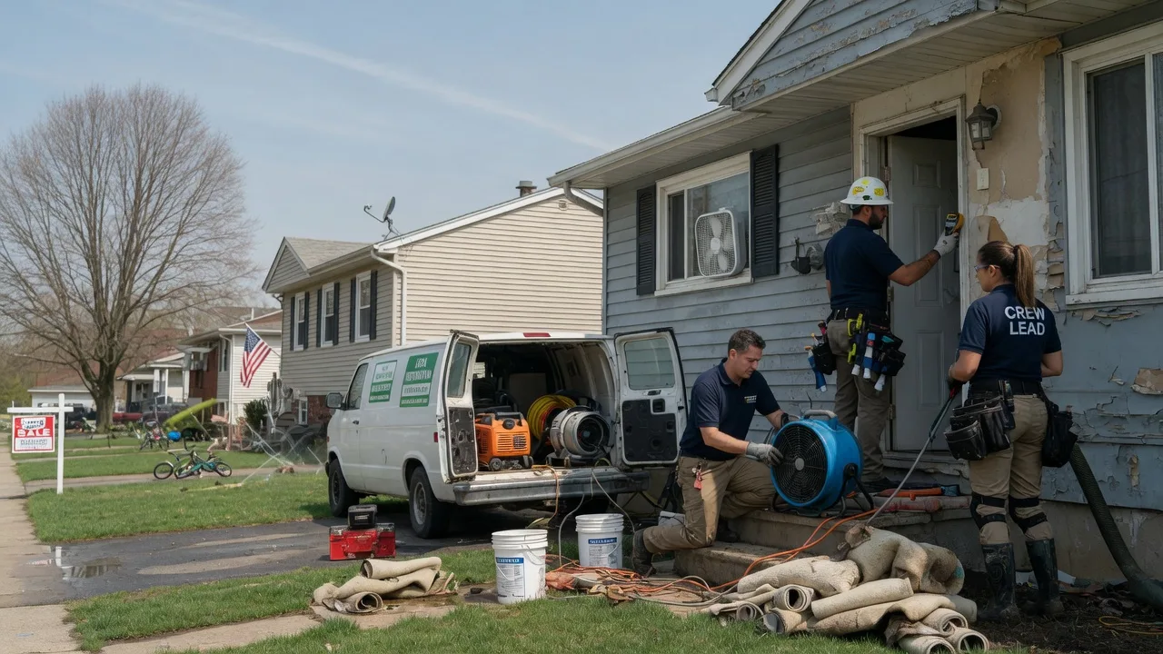 Flood Cleanup in Mason City, IL near me